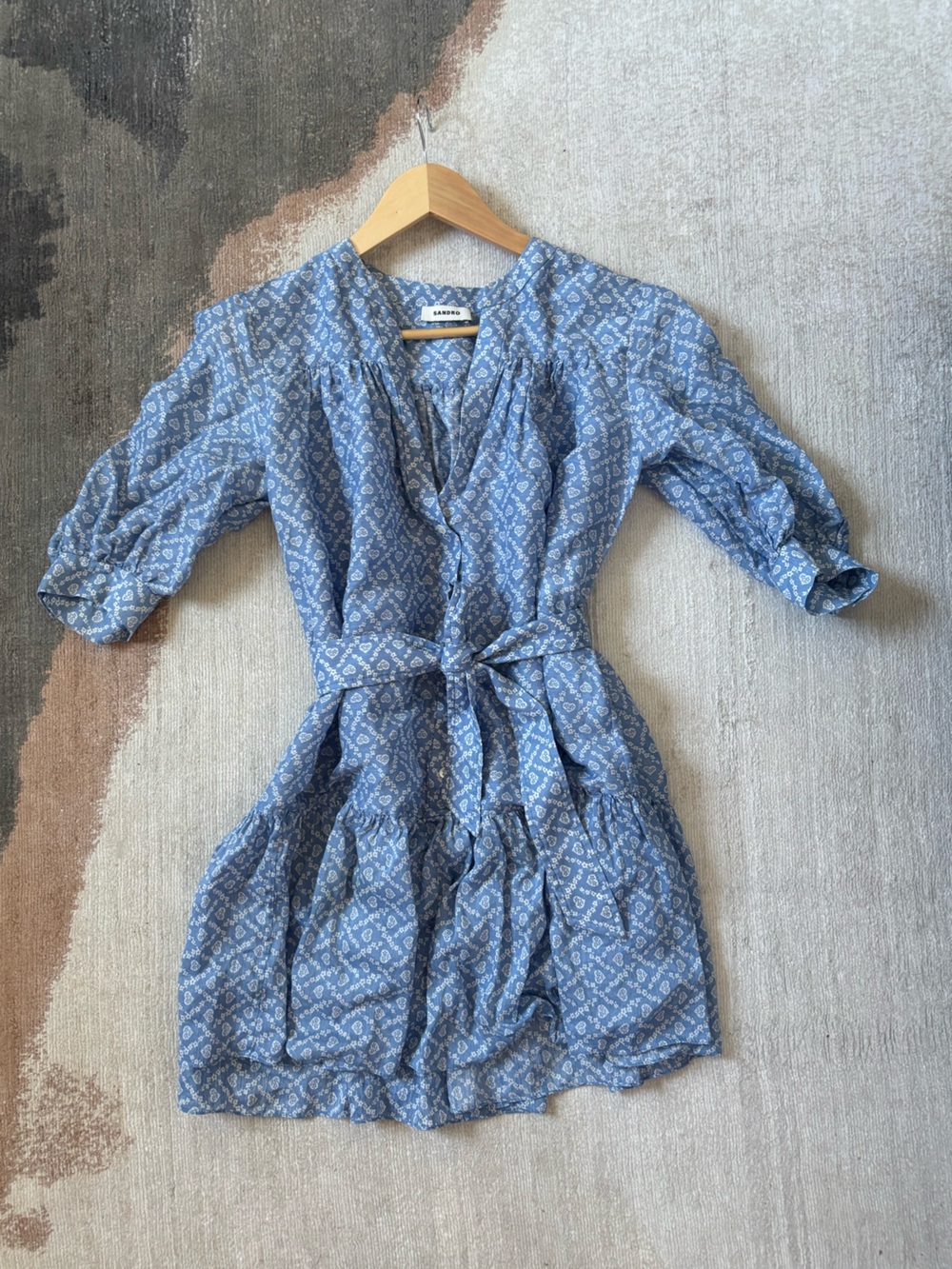 Sandro Blue Dress